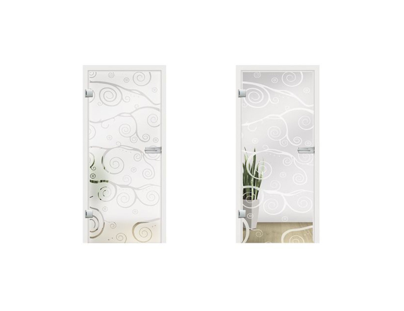 Vino Glass Door Design - Interior Glass Doors